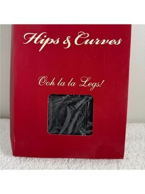 Hips and Curves Black Stockings Size 3/4